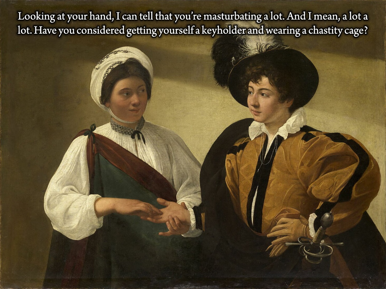 dm000027 710 caravaggio handreading